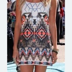 AllSaints Aztec Mini Dress Mini Dress